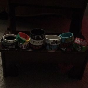 Rock rubber bracelets